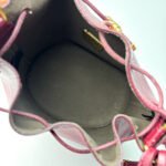 Furla Corona Drawstring Bucket Bag in Burgundy (Ciliegia) Leather - Image 5