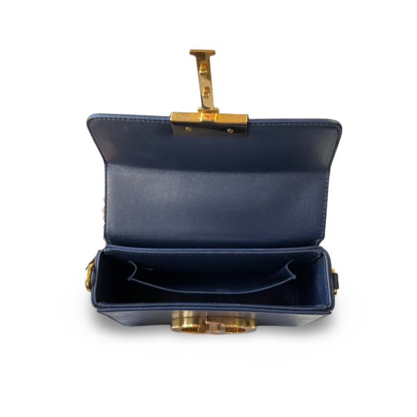 Dior Blue Leather 30 Montaigne Box Crossbody Bag - Image 6