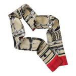 Louis Vuitton Red Monogram Trunks Silk Bandeau