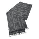 Missoni Black Wool Classic Logo Scarf