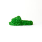 Bottega Veneta Teddy Shearling Green Fur Slides – Size 35 - Image 2