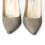 Jimmy Choo Love 100 Glitter Pointed Pumps Size 36.5 - Image 7