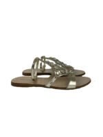 Miu Miu Light Gold Crystal Starfish Sandals Size 37.5 - Image 3