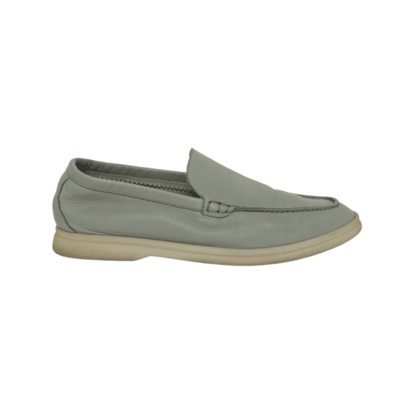 Loro Piano Light Grey Loafers Size 37 - Image 5