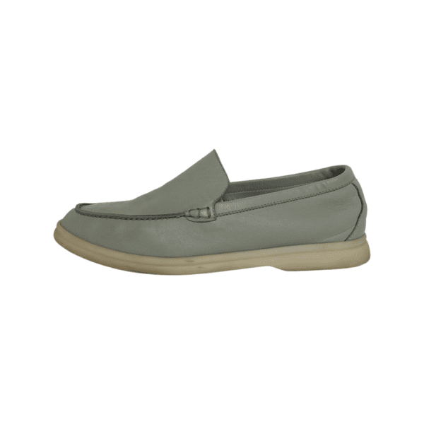 Loro Piano Light Grey Loafers Size 37 - Image 6