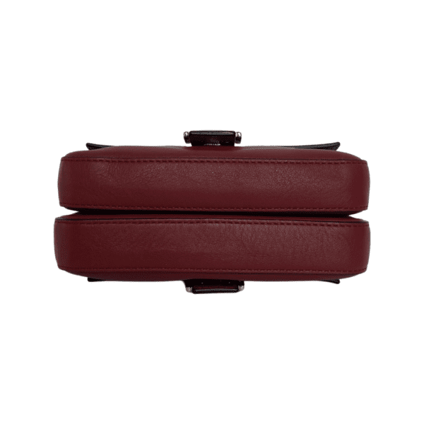 Fendi Red Leather Double Micro Baguette Monster Crossbody Bag - Image 6