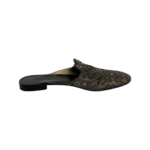 Bottega Veneta Bronze Intrecciato Leather Fiandra Flat Mules Size 37 - Image 7