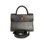 Dior Metallic Grey Leather Diorever Tote Bag - Image 10