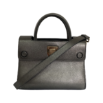 Dior Metallic Grey Leather Diorever Tote Bag - Image 2
