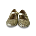Mannela De Juan gold glitter pumps Size 30 - Image 2