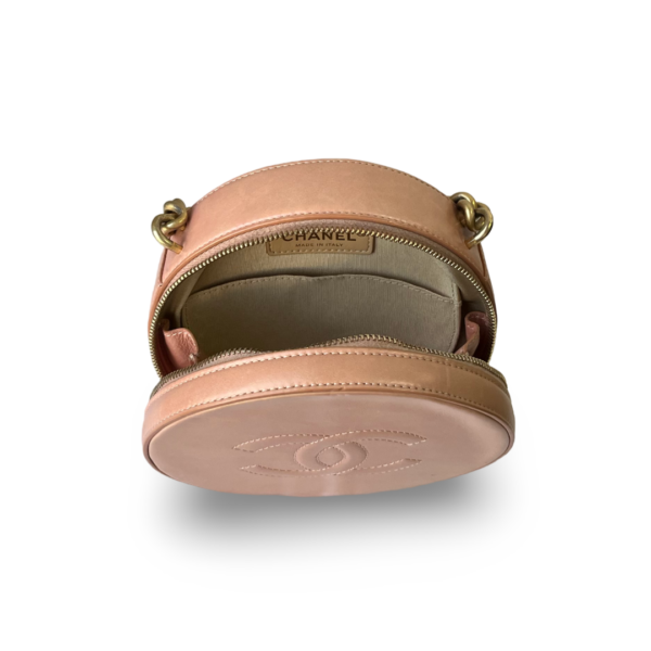 Chanel Calfskin Round As Earth Evening Bag Beige - Image 2