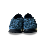 Dior Light Blue Perforated Leather Floral Applique Fusion Sneakers Size 38.5 - Image 5