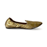 Lanvin Gold Leather Ballerina flats 38.5 - Image 4