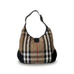 Burberry Nova Check Quilted Canvas Brooke Hobo Bag - Image 2