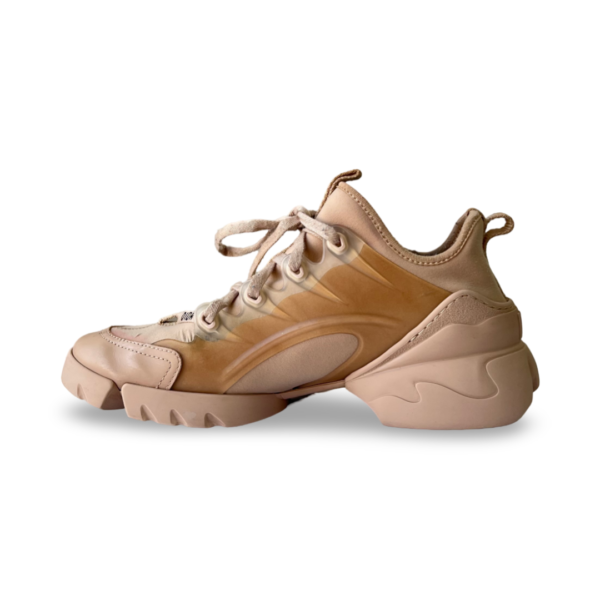 Dior Beige PVC and Neoprene D-Connect Sneakers - Image 5