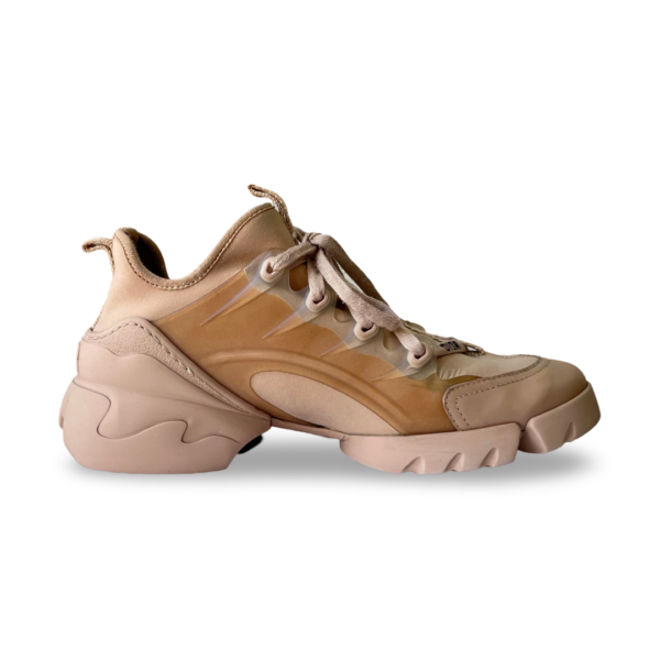 Dior Beige PVC and Neoprene D-Connect Sneakers - Image 6