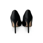 Jimmy Choo Black Satin Crystal Embellished Manda Pumps, Size 38 - Image 8
