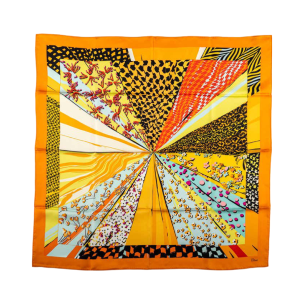 Dior Multiple Patterns Silk Scarf