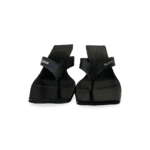 Balenciaga Black Leather Square Toe Thong Slide Sandals - Image 2