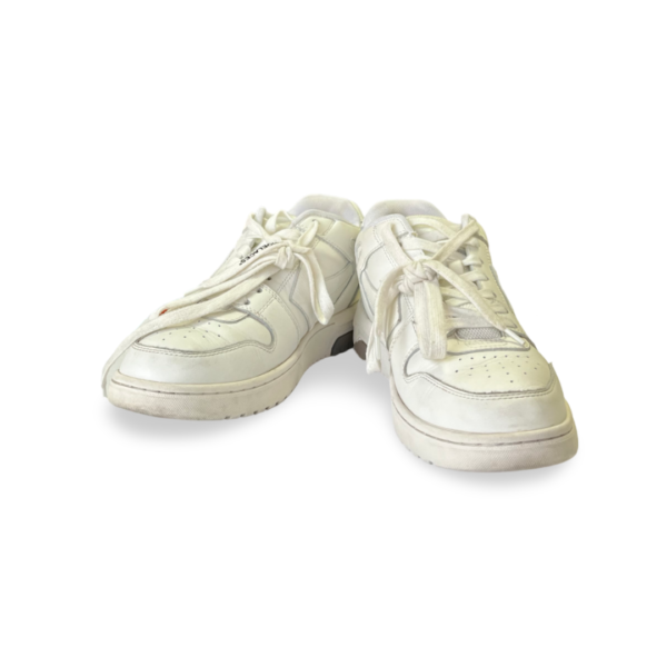 Off-White Stitching Detail Walking Sneakers - Size 39 - Image 3