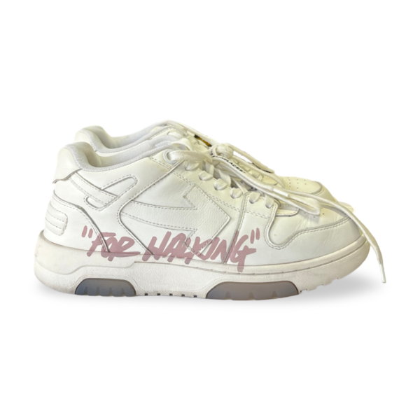 Off-White Stitching Detail Walking Sneakers - Size 39 - Image 5