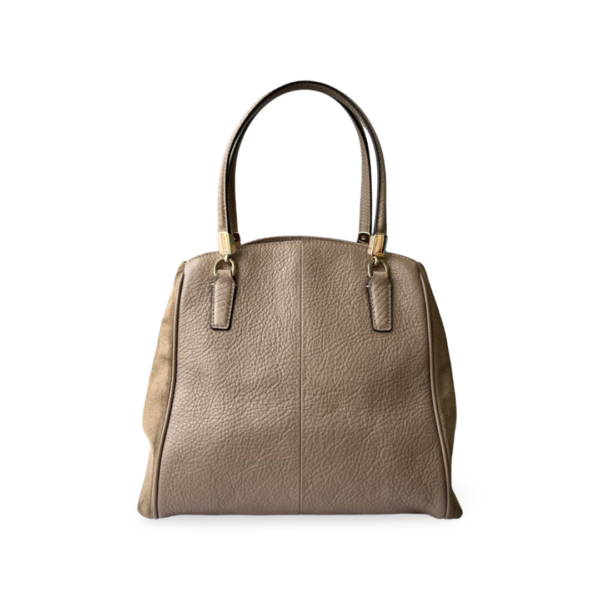 Coach Minetta Chalk Cross-grained Leather Handbag - Image 3