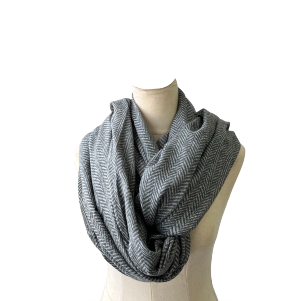 Dolce & Gabbana Grey Cotton Large Scarf/Shawl - Image 3