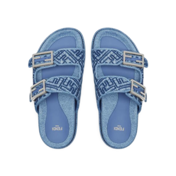 Fendi Women's Feel Denim Slides - Size 37