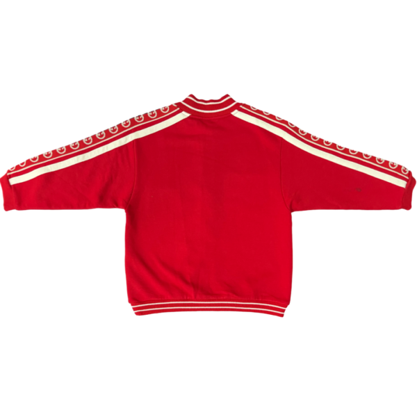 Gucci Striped Logo Trim Cotton Sweatshirt - Size 10 - Image 2