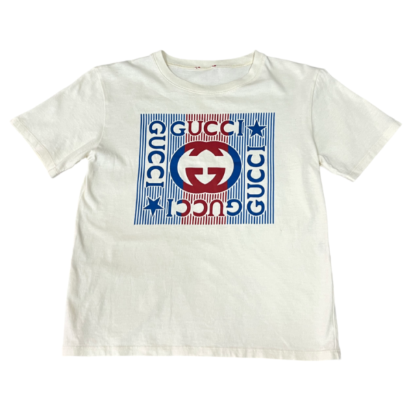 Gucci Kids Interlocking GG-Print T-shirt, Size 8