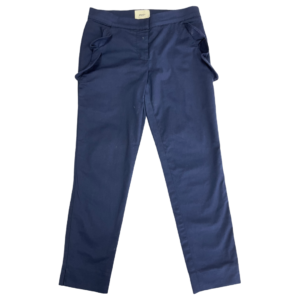 Pre-Loved Fendi Girls' Cotton Navy Trousers – Size 8A