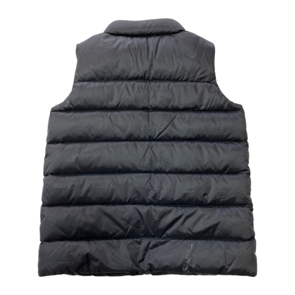 Pre-Loved Armani Junior Down Navy Blue Sleeveless Puffer Jacket - Image 2