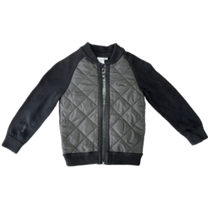 Pre-Loved Hugo Boss Boys Knitted Monogram Zip-Up Jacket – Size 6-114