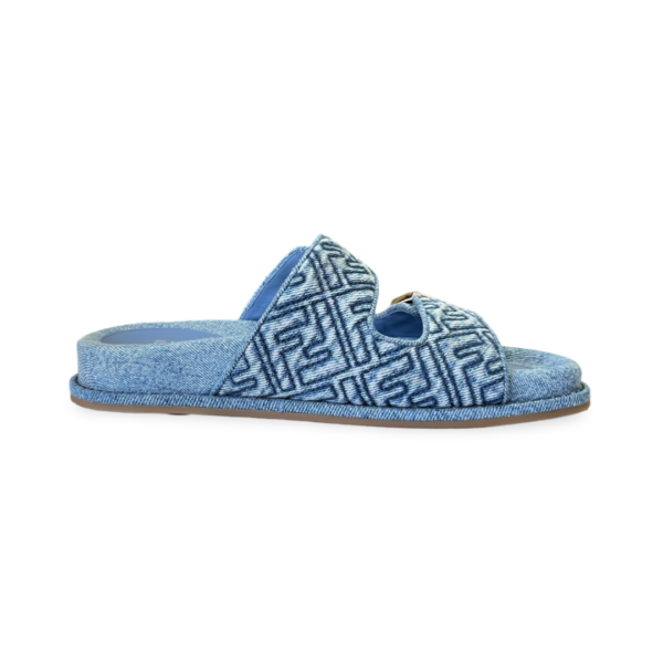 Fendi Women's Feel Denim Slides - Size 37 - Image 5