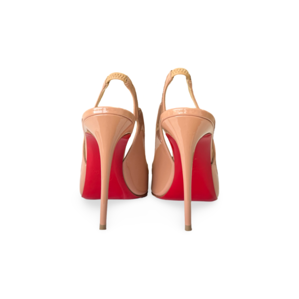 Christian Louboutin Women's Hot Chick Sling 100 Patent Slingback Pump - Size 37 - Image 7