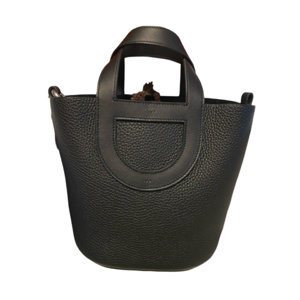 Hermès In-The-Loop 18 Taurillon Clémence / Swift Noir Silver Tone - Image 3