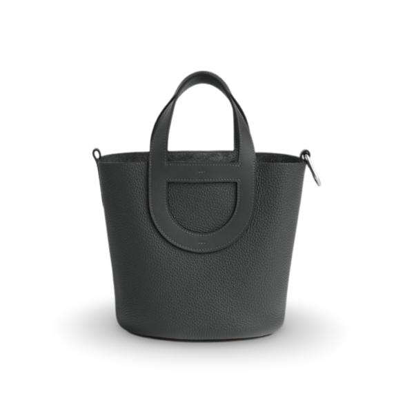 Hermès In-The-Loop 18 Taurillon Clémence / Swift Noir Silver Tone