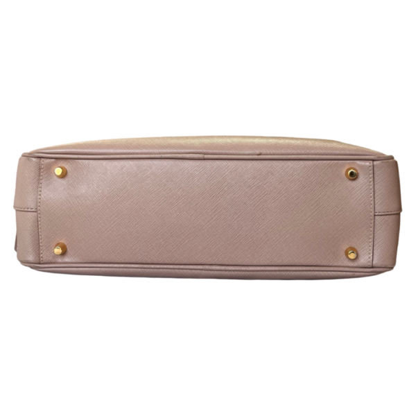 Prada Cammeo Saffiano Lux Leather Bauletto Bag - Image 5