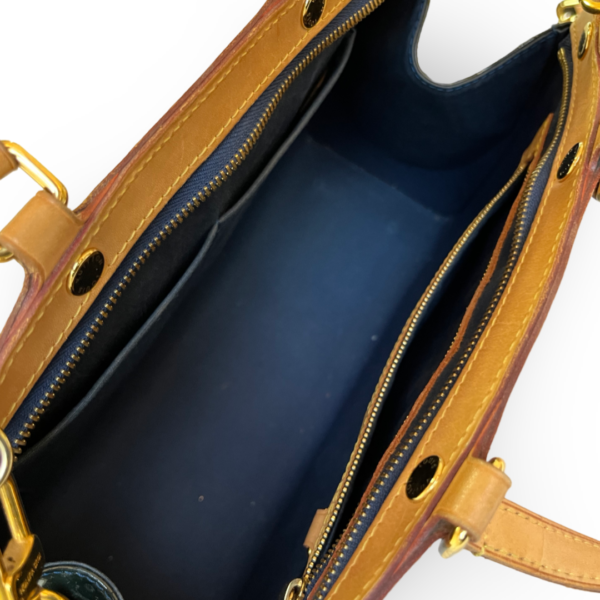 Louis Vuitton Bleu Nuit Monogram Vernis Brea MM Bag - Image 2