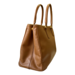 Prada Caramel Saffiano Lux Leather Medium Galleria Double Zip Tote - Image 4