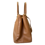 Prada Caramel Saffiano Lux Leather Medium Galleria Double Zip Tote - Image 3