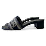 Dior Embroidered Logo Dway Mule Slide 36.5 - Image 2