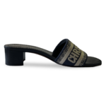 Dior Embroidered Logo Dway Mule Slide 36.5 - Image 5