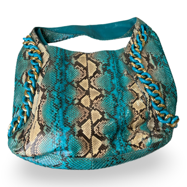Michael Kors Python ID Chain Hobo - Image 4