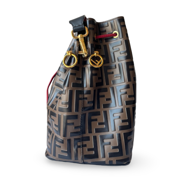 Fendi Tricolor Zucca Mon Tresor Grande Bucket Bag - Image 3