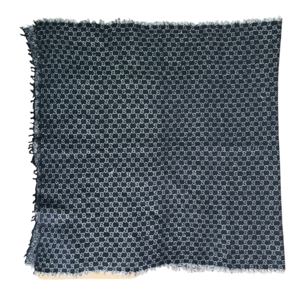 Gucci Black GG Interlocking Shawl