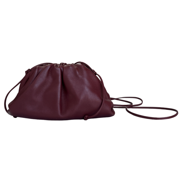 Bottega Veneta Bordeaux Leather Mini The Pouch Bag
