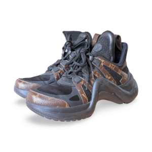 Louis Vuitton Archlight Sneakers in Denim Noir Size 37.5