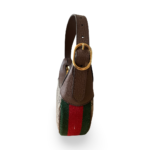 Gucci Ophidia GG Half Moon Mini Hobo Bag – Brown - Image 3