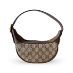 Gucci Ophidia GG Half Moon Mini Hobo Bag – Brown
